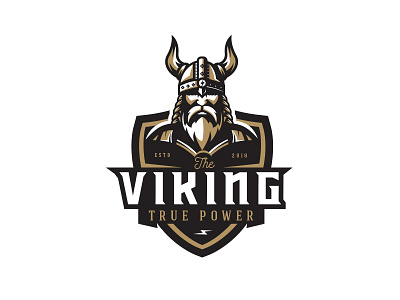 Viking beard helmet horns logo odin viking viking logo warrior