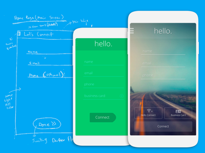 A better contact sharing app app design ui ux