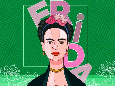 Portraits of Strong Women feminine frida portrait strong