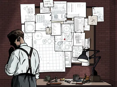 Side project 1 design detail illustration movie poster