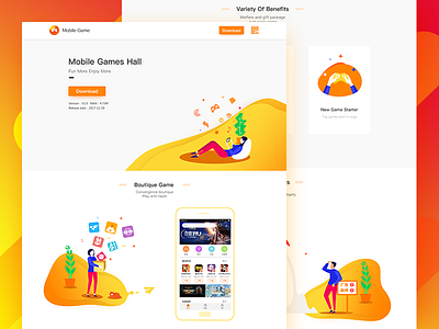 Game download page web