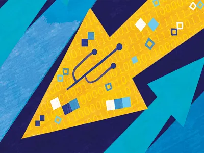 La Stampa conceptual conceptual illustration editorial editorial illustration facebook illustration la stampa magazine market pattern sofia sita technology