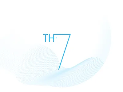 The 7th - Abstraction abstract circle company flat geometry logo minimal property realestate symbol