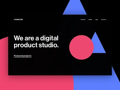 Cosmicode New Website cosmicode digital creative design graphics layout mobile responsive studio sketch ui ux web