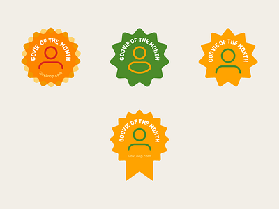 Govie of the Month Badge- Icon Design adobe illustrator badge icon icon design illustrator line line art vector vector art
