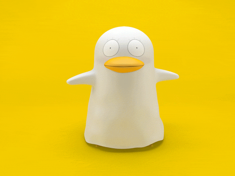 Elizabeth 3d animation c4d character gif