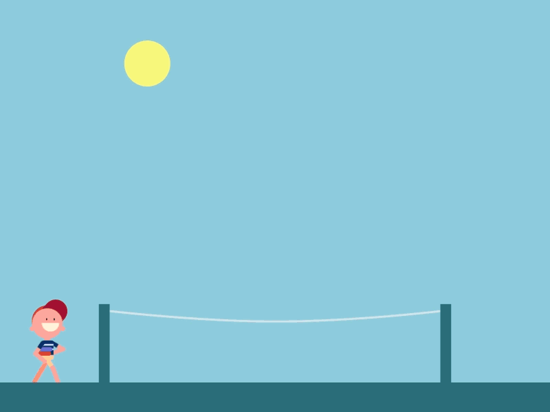 Weather animation rain sun weather