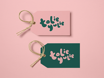 tolie.yulie branding branding handtype handwritten logo logotype manual type typography