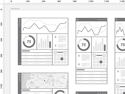 Blocks Wireframe Kit - Preview basic blocks dashboard figma lofi prototyping sketchapp wireframe