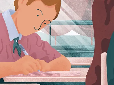 Catholic Schools Illustration building catholic christian christianity church design graphic illustration school schooling schools structure