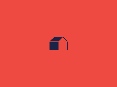 House 2 (WIP) blue brand church house icon illustration minimal ministry red simple team