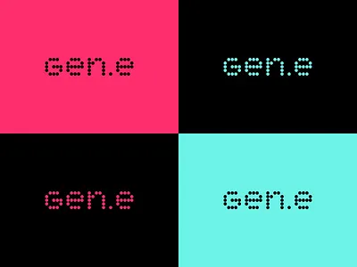 Generation Entrepreneur Logo bright colorado dark denver dot futuristic innovate modern retro round space tech