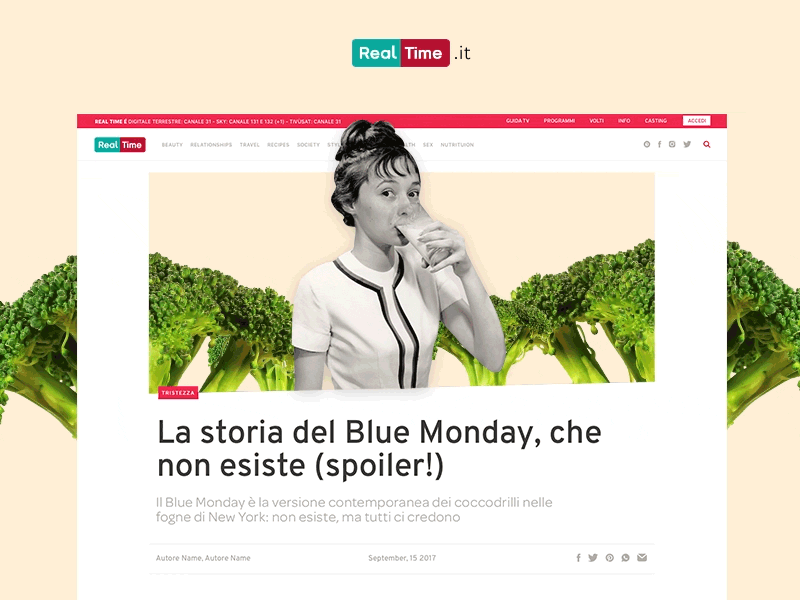 Realtime.it animation cards layout ui user interface webdesign website