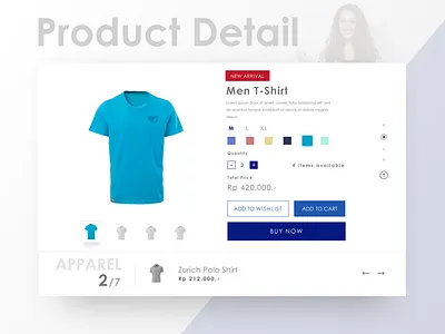 Product Detail Page product detail ui web ui