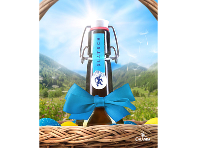 Calanda - Easter basket basket beer calanda easter eggs glatsch graubunden grisons hunt spring