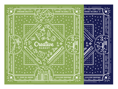 Bandanas bandana creative market design tools pattern swag