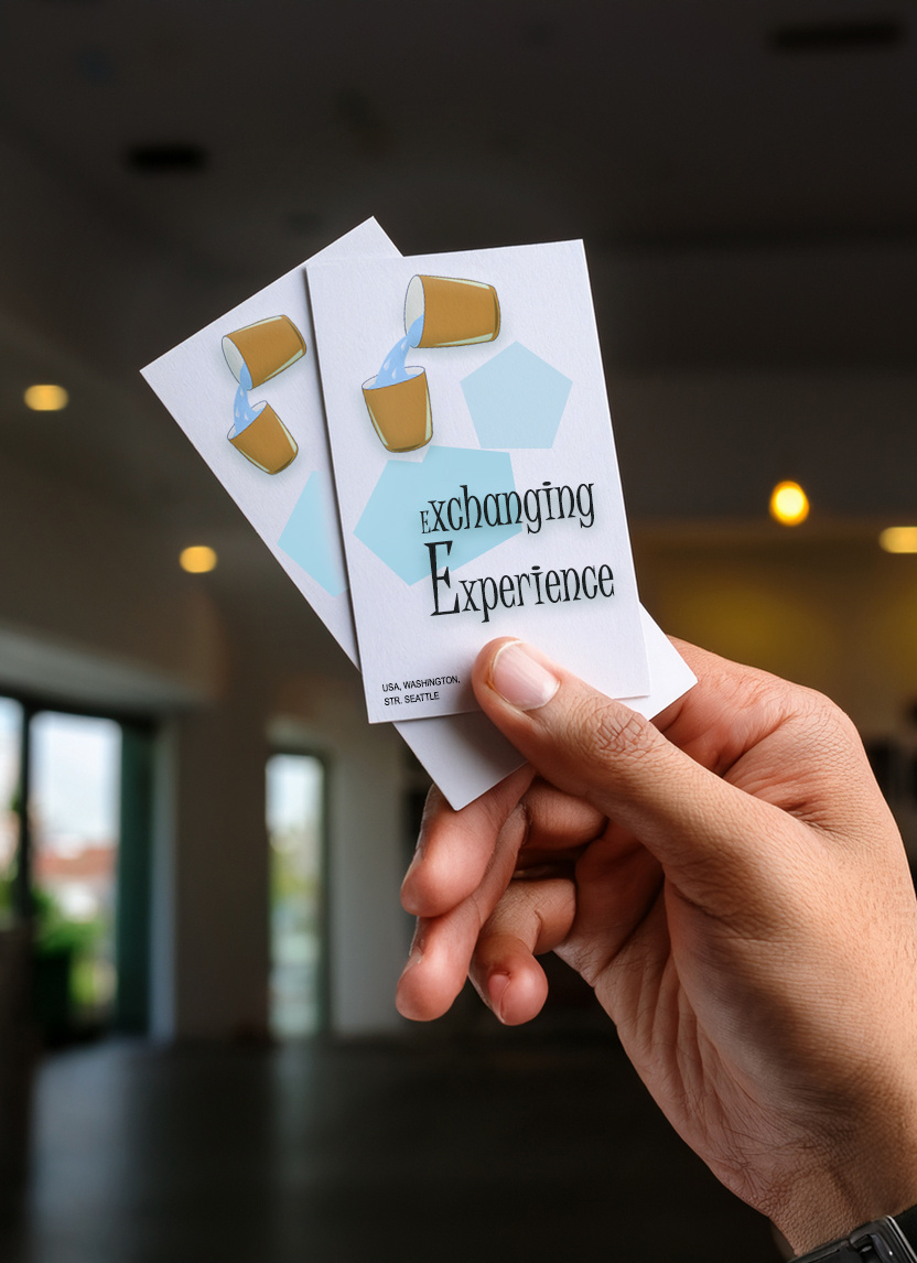 EXCHANGE OF EXPERIENCE (LEARNING PROCESS) books design illustration logo tote bags