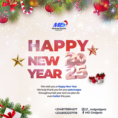 HAPPY NEW YEAR! design flyer design graphic design