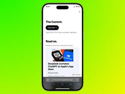 The Current: Breaking news from around the world design graphic design ui webdesign webdesigner webdesigning webdesigns website design websitedesign