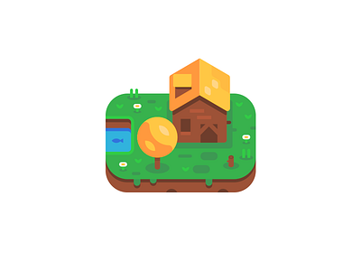 House game grass house