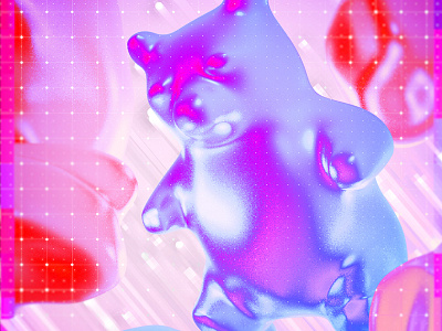 Fruity Bears 3d c4d colorama teddy bear