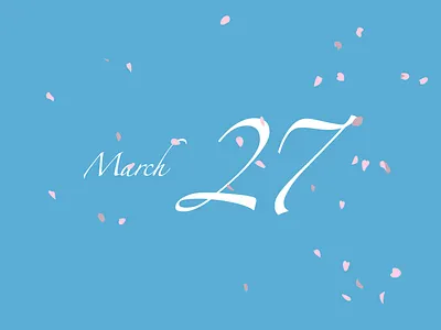 March 27 27 datetypography mar march number twenty seven typography