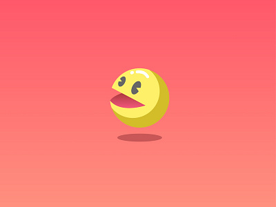 Pac Man arcade doodle illustration man pac vector