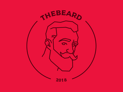 TheBeard Logo illustration logo