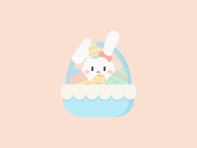 Easter Bunny 2d ai easter illustration illustrator spring