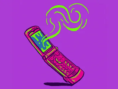 Ghost phone flip phone ghost