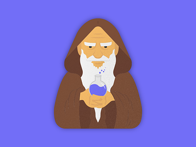 Potionlog Wizard bubble illustration potion wizard