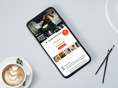 Cafe app cafe coffee details food order restaurant ui ux