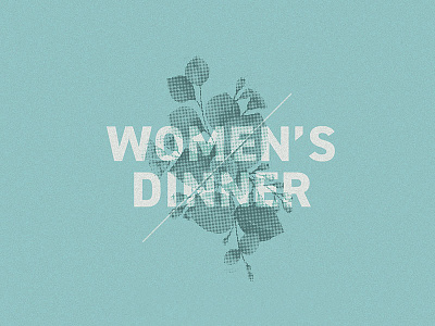 Women's Dinner church columbus din dinner eucalyptus halftone ohio slide womens