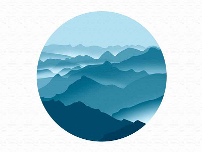 中国风_山水画 中国风、图标、icon、插画、风景