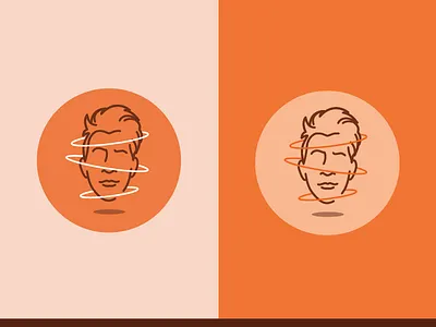 Logo Redesign avatar branding illustration line art logo vector