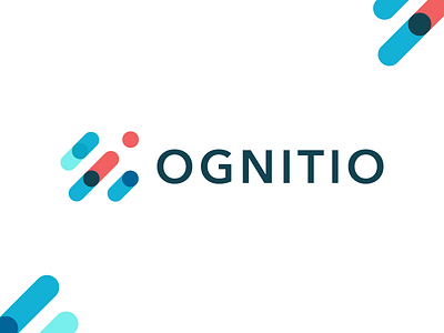 Ognitio logo colors data graphic system logo