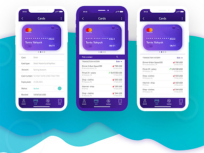 OnBANK IOS Application/ Card Manipulation bank landing page fintech branding identity marketing website interface online banking redit debit card special offer user experience design ux ui web site service