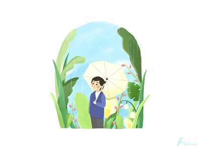 Qingming Festival hand painting illustration