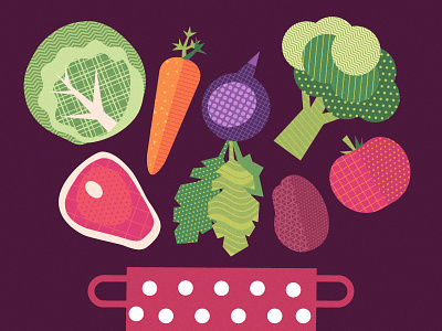 The Borsch. adobe borsch colours cooking geometry illustrator kitchen pattern vector