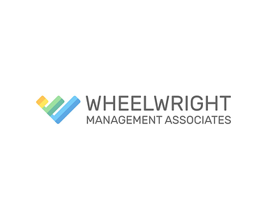 Wheelwright Management Logo bar graph brand identity consulting graph growth icon logo logomark management marketing sales wheelwright