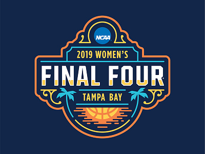 2019 Women's Final Four Logo basketball brand design branding college event branding final four identity design illustrator logo logo design logos ncaa sports design sports logos