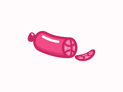 Grab your sausage dribbble mule sausage sticker