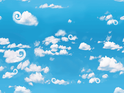 Seamless Sky Loop Background background clouds game loop seamless sky texture