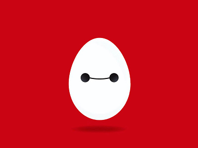 Baymax Egg! baymax disney easter egg shape vector