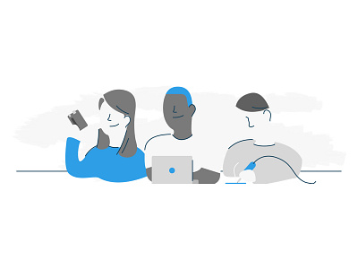 Illustration Exploration character color engineer full color hackster hardware illustration line options shading simple