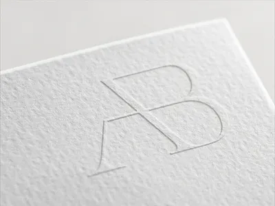 Brand Launch for Ashley Babbitt branding logo monogram serif