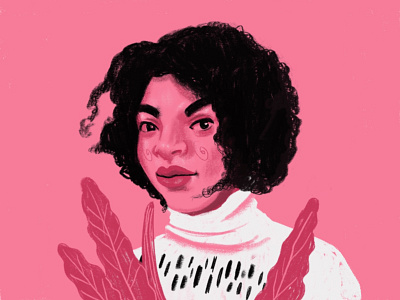Pink Friday doodle draw drawing illustration portrait practice procreate sketch sketchbook