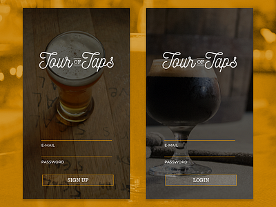 Daily UI #001 Sign Up beer dailyui dailyui001 login signup sketch