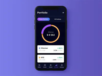 Volans Crypto IOS Application bitcoin crypto currency design interface ios mining page site ui user web