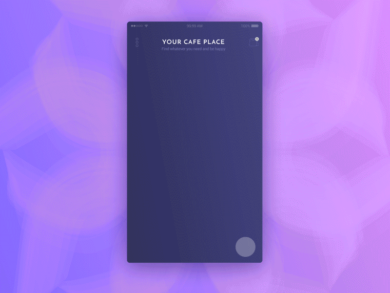 Cafe Place android application coffee espresso form iphone mobile order pancake store